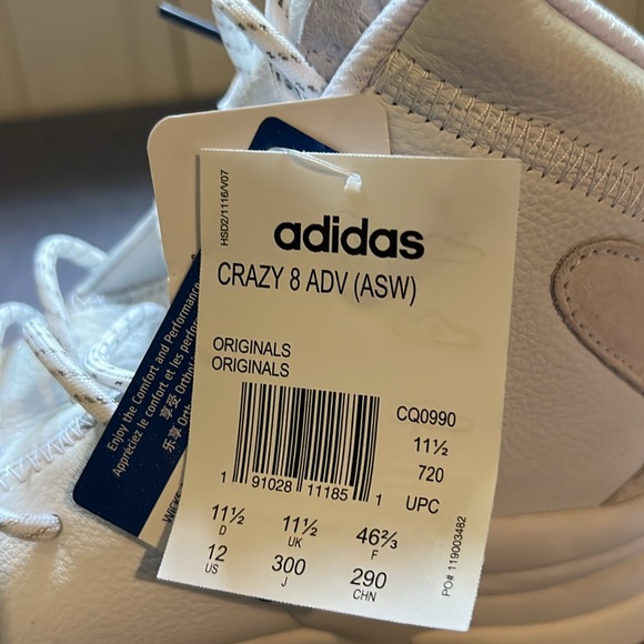 New Adidas Crazy 8 ADV sz 12 US - Picture 5 of 7